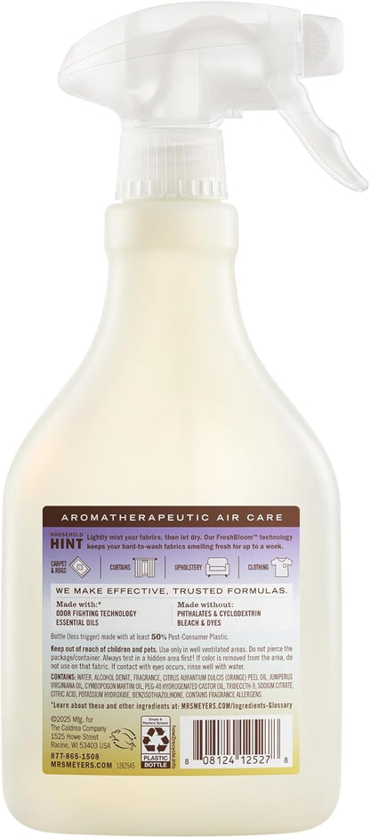 MRS. MEYER'S CLEAN DAY Fabric Freshener, Compassion Flower Scent, 20 Ounce Bottle