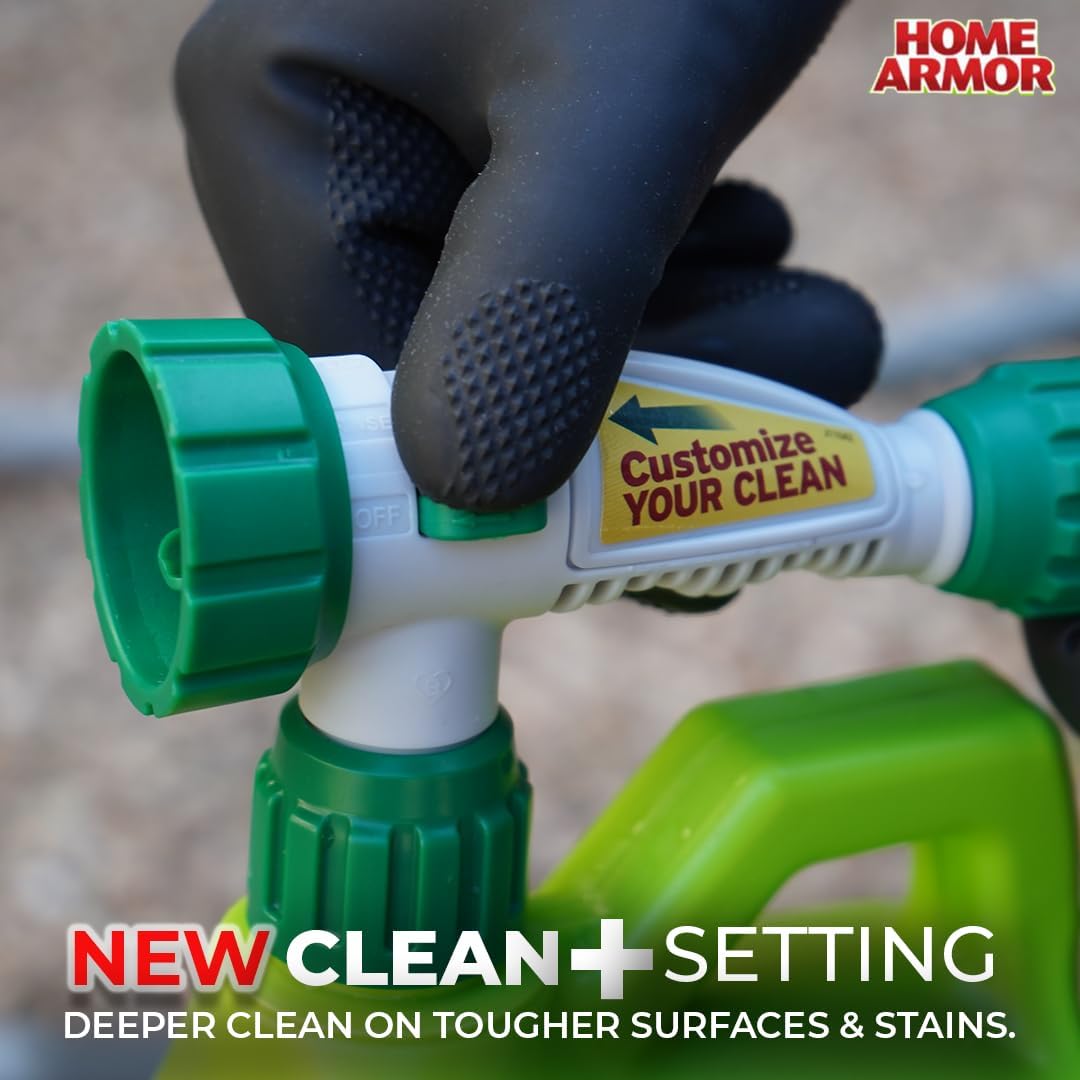 Home Armor Outdoor Cleaner Concentrate, 1 gal., Remove Stains from Mold, Mildew, Algae, Dirt and Grime for Visible Results in Seconds, No Scrubbing Required, Plant Safe