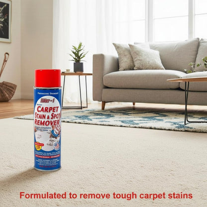 Carpet Spot Remover, Stain and Red wine Remover and Spot Treatment for Oil, Grease, Urine, Cleaning Performance for Rugs, Upholstery, Fabrics Pack of 1