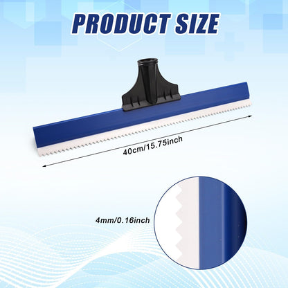 Epoxy Floor Squeegee, 16 Inch Epoxy Squeegee with 0.16 Inch Teeth Notched for Self Leveling Cement Urethane Trowel Spreader Floor Tools for Professionals Beginners