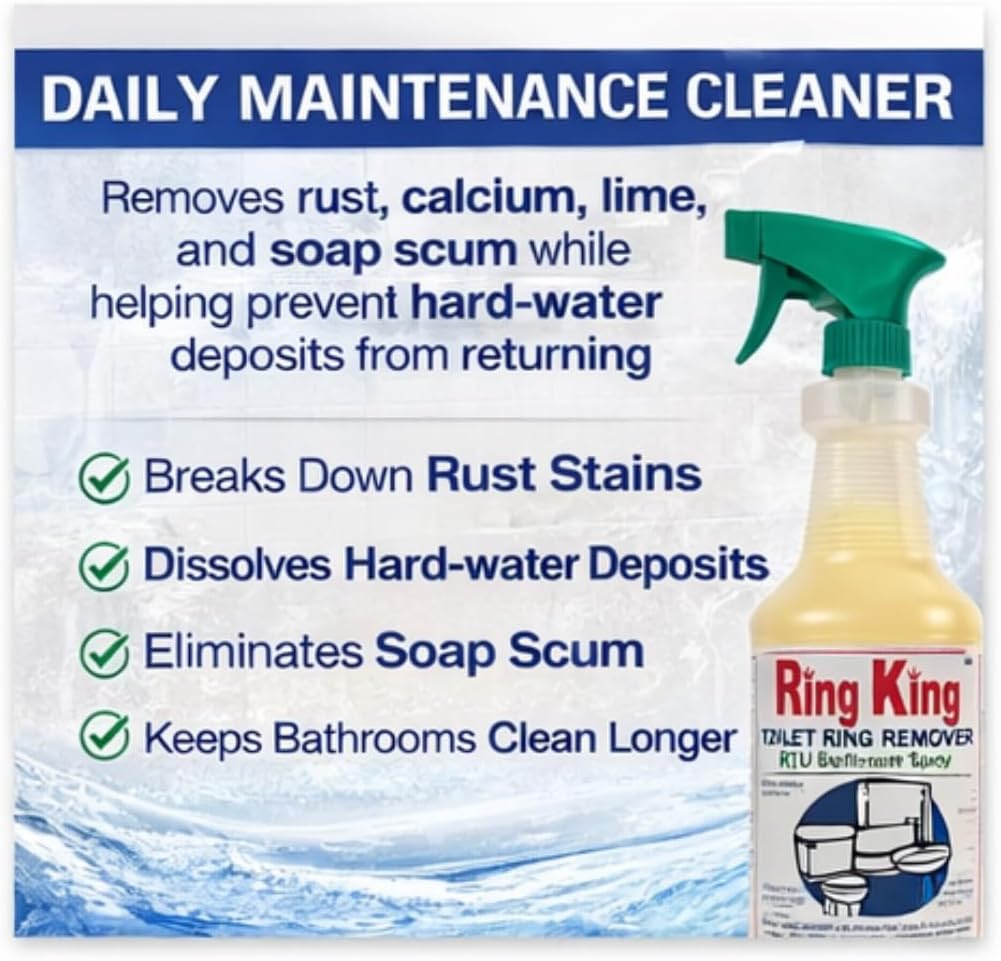 Ring King Toilet Ring Remover RTU – Bathroom Spray (Daily Maintenance)