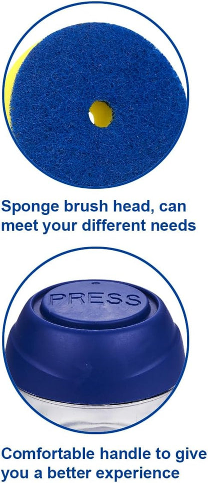 CELOX Dish Scrubber with Soap Dispenser, Soap Dispensing Sponge