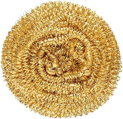 Marine Grade Brass Teak Scrubber not Cheap Stainless Steel Scrub Scouring Pad | Gentle Non-Scratch Deck | Rustproof | Premium Yacht Wood Restorer - Refinish Wood Furniture & Boat Teak