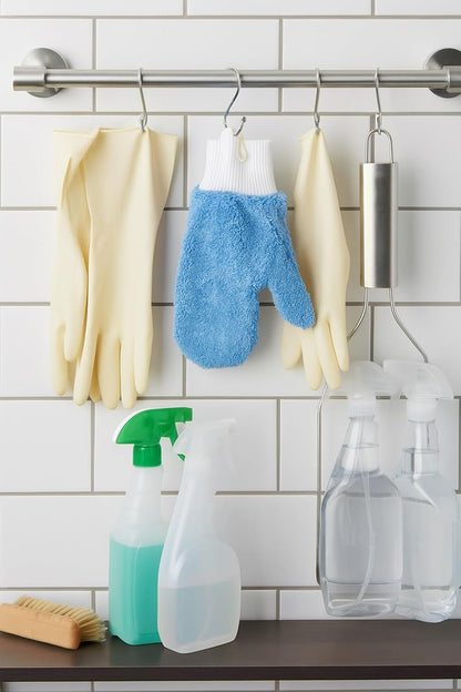 10" x 7" Microfiber Cleaning Mitt – Reusable Soft Dusting Glove for Auto, Glass & Surfaces – Non-Abrasive & Lint-Free Wash Mitt for Scratch-Free Cleaning – Ideal for Home or Commercial Use