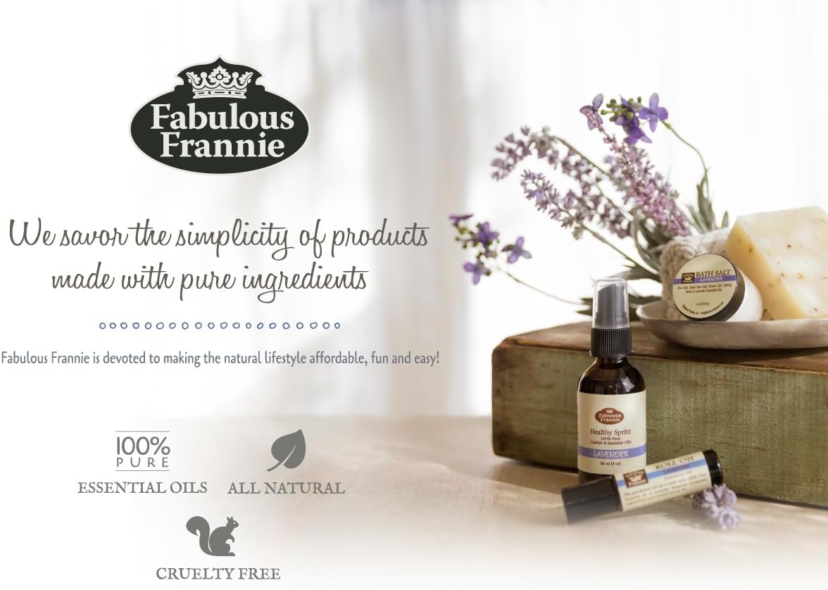 Fabulous Frannie All Natural Ingredients No Synthetics Protect Carpet Care made with Pure Essential Oils Clove, Lemon, Cinnamon, Eucalyptus and Rosemary 13 Ounce (Pack of 1)