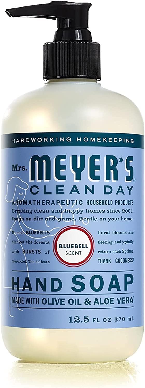 Mrs. MEYER'S Kitchen Set, Dish Soap, Hand Soap, and Multi-Surface Cleaner, 3 CT (Snowdrop)