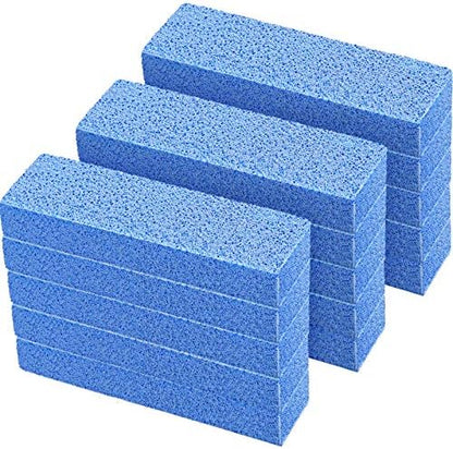 20 Pieces Pumice Stones for Cleaning - Pumice Scouring Pad, Stick Cleaner for Removing Toilet Bowl Ring, Bath, Household, Kitchen, Pool, 5.9 x 1.4 x 0.9 Inch(White)