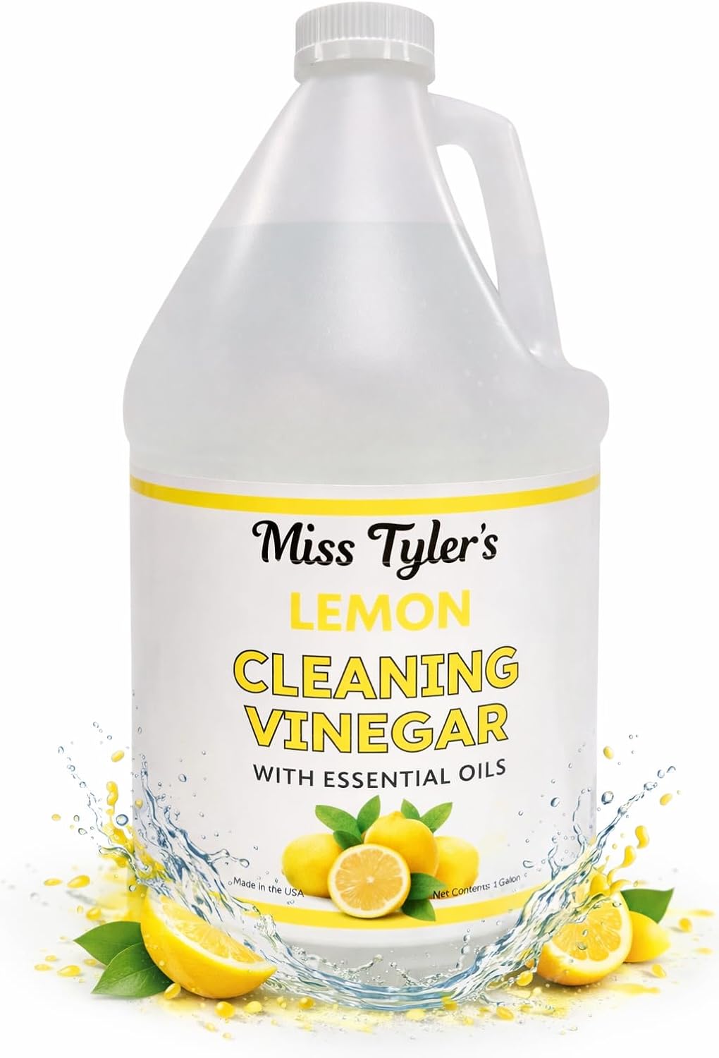 Miss Tyler's Cleaning Vinegar All Purpose Household Surface Cleaner, 1 gallon (Lemon) **NEW LOOK**