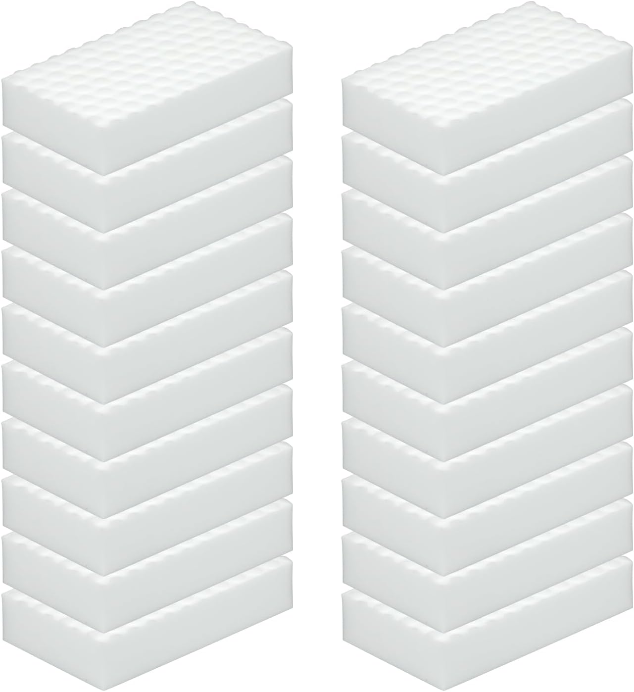 10Pcs Melamine Foam Sponge, 2X Density Magic Cleaning Eraser, Durable Multi-Surface Scrubber for Kitchen, Bathroom, Wall, Shoe, Car, Sink & Floor Household Cleaning Essentials(10 Pcs-2X Density)
