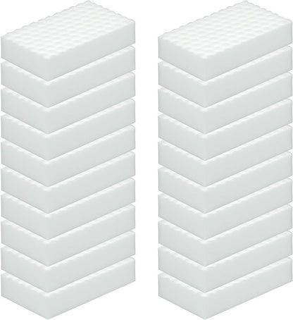 10Pcs Melamine Foam Sponge, 2X Density Magic Cleaning Eraser, Durable Multi-Surface Scrubber for Kitchen, Bathroom, Wall, Shoe, Car, Sink & Floor Household Cleaning Essentials(10 Pcs-2X Density)