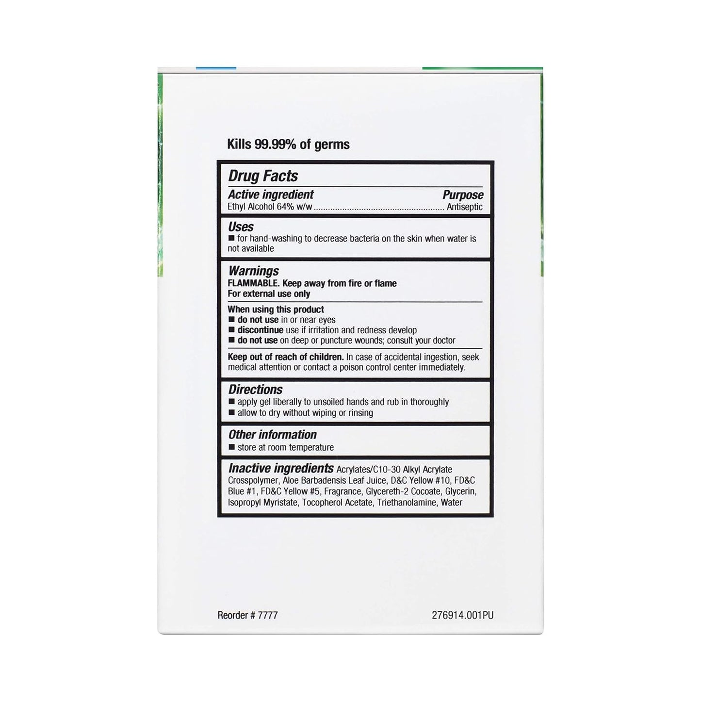 Clorox Healthcare GBG AloeGel Hand Sanitizer Wipes, Bleach-Free Sanitizing Wipes for Hands with 71% Ethyl Alcohol and Aloe - FDA Registered, Resealable Travel Pouch, 20 Count