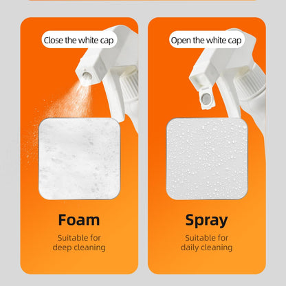 Lemon Bathroom & Shower Cleaner, Effective Daily Maintenance, Dual Foam & Spray Nozzle, All-Purpose for Tub, Faucet, Toilet, Tile, Sink, Glass & Wall(17.64 fl oz x3 Bottle)