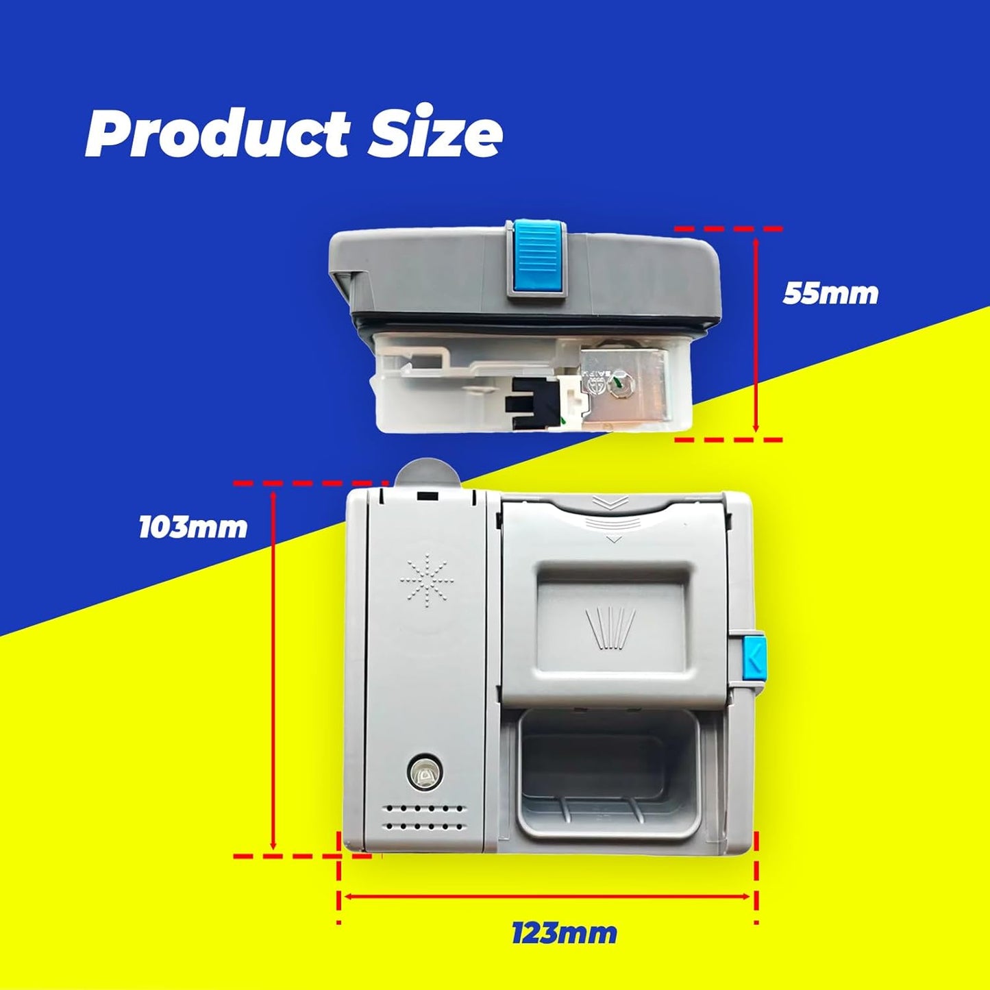DD81-02628A DD81-02202A SP-D02A-1 17476000008762 Dishwasher Detergent Dispenser - Dishwasher Rinse Aid Dispenser -Compatible For Samsung Midea.