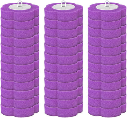 Disposable Toilet Cleaning System: Toilet Brush & Holder Kit with 18PCS Pre-Soaked Cleaner Wall-Mount Scrubbing Toilet Brush Bathroom Cleaning Kit (36-Pack Lavender Brush Head)