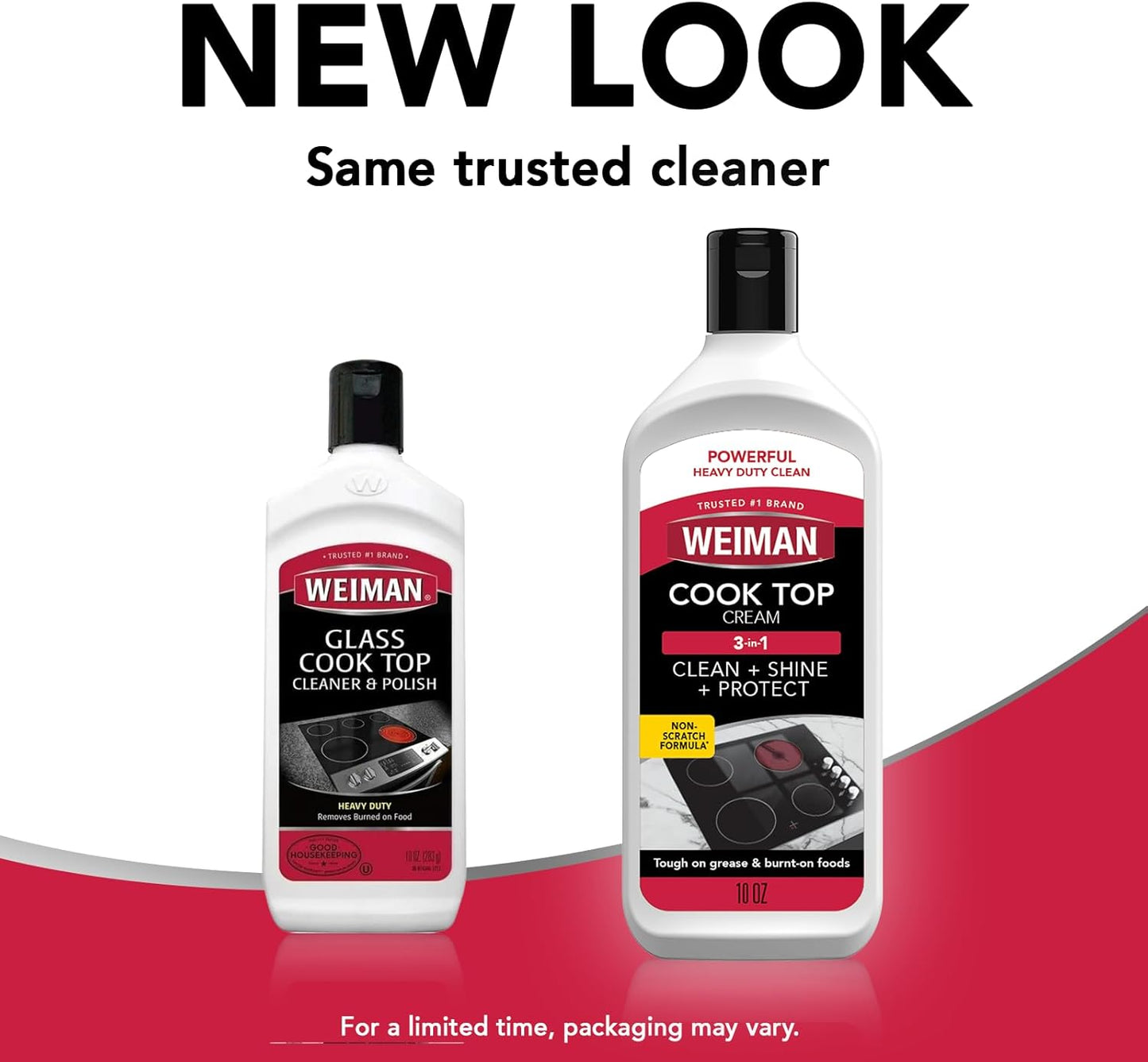 Weiman Non-Abrasive, No Scratch Induction Glass Ceramic Stove Cooktop Heavy Duty Cleaner and Polish, 20 Ounce