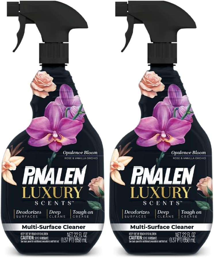 PINALEN Luxury Scent Multipurpose Cleaning Spray - Opulence Bloom - 22 fl oz - All Purpose Cleaner for Kitchen, Bathroom & Surfaces