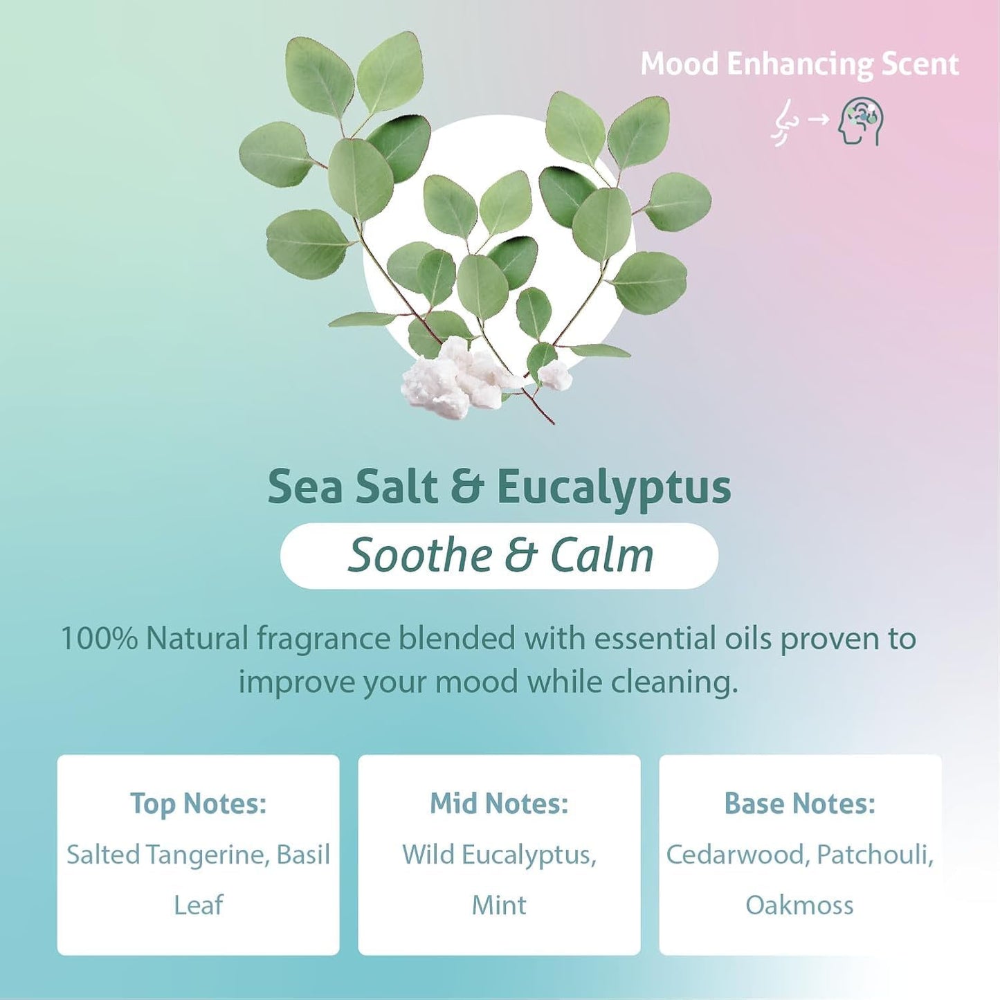Therapy Clean All Purpose Cleaning Spray - Fresh Herbs & Melon 24 fl. oz - 100% Natural Scent, Kitchen Surface Counter, Surface Cleaner, Non Toxic All Purpose Cleaner Spray