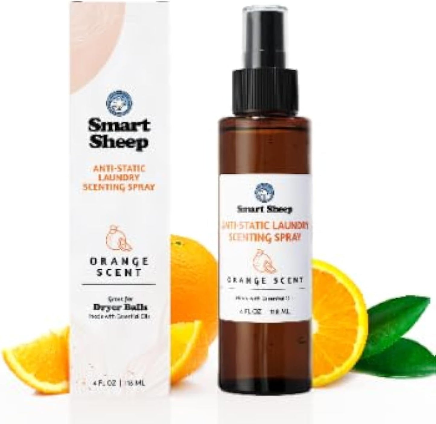 Anti-Static Laundry Scenting Spray with Essential Oils (Lavender, Lemon, Orange) (Lavender)