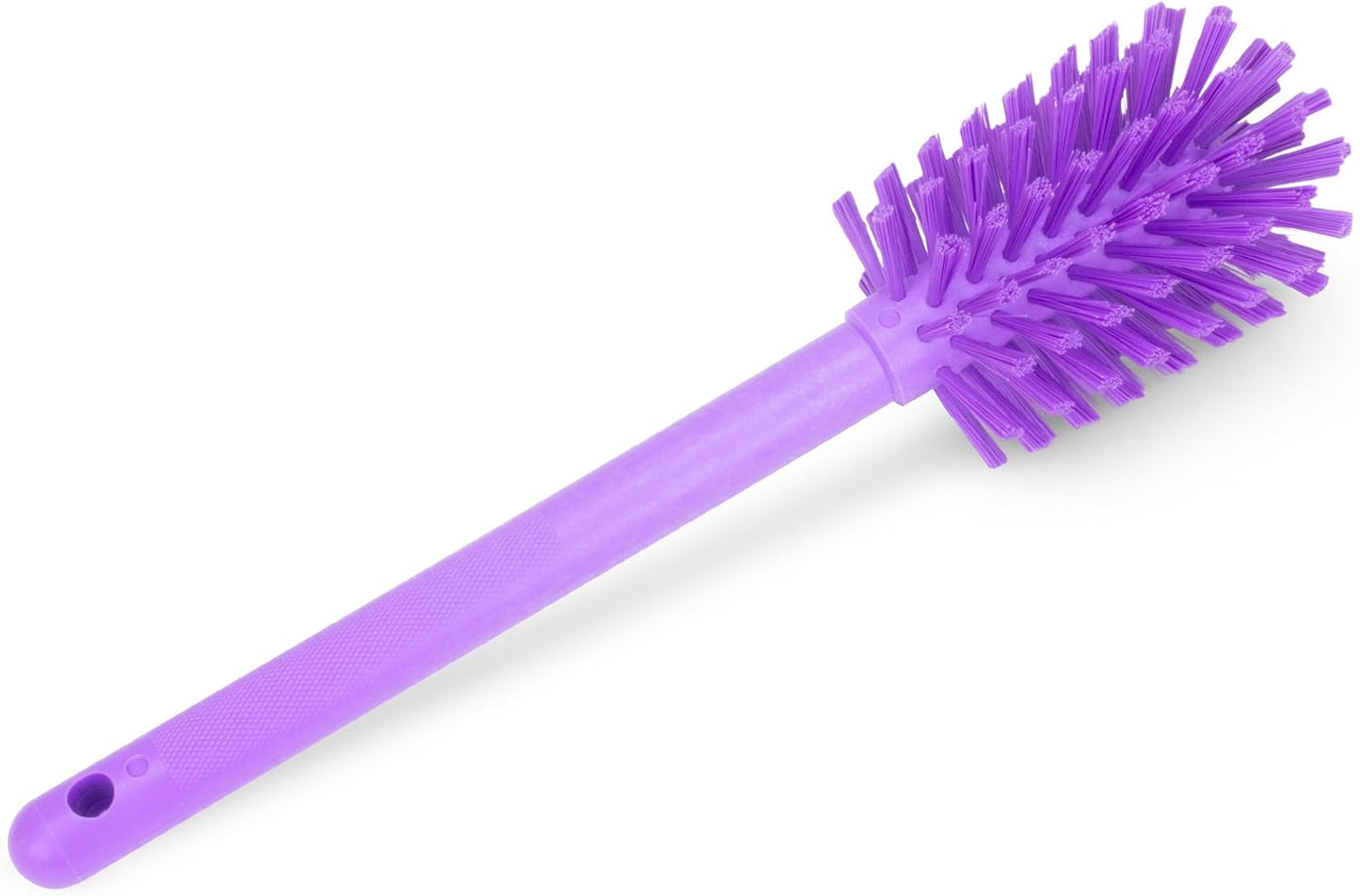 SPARTA Large Water Bottle Brush Ideal for Wide-Mouth Jars, Bottles and Tumblers, Dishwashing Tool with Handle for Home and Commercial Kitchens, Plastic, 12 Inches, White