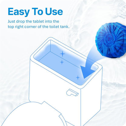 Disposable Toilet Bowl Cleaners(20 Tablets) Odor Eliminator, Fresh Scent, Multipurpose Residential and commercial Toilet Cleaners 2-3 week Lasting Toilet Bowl Cleaner