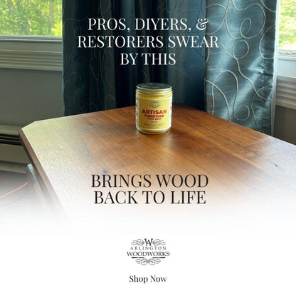 Artisan Furniture Wood Balm No. 524 – Natural Wood Care Restore, Polish & Protect – Food-Safe & No Sanding Needed