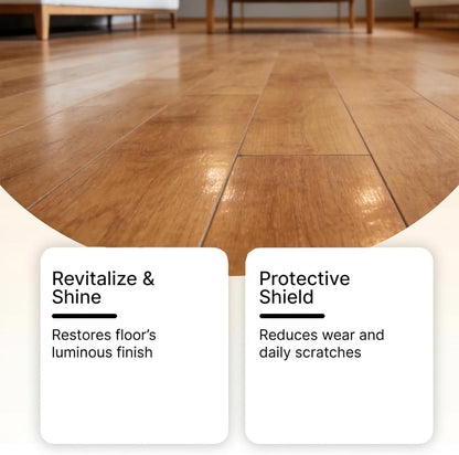 Floor Restore Cleaner and Polish, Revitalizes and Protects Wood, Laminate, Vinyl, Bamboo Floors, Spray