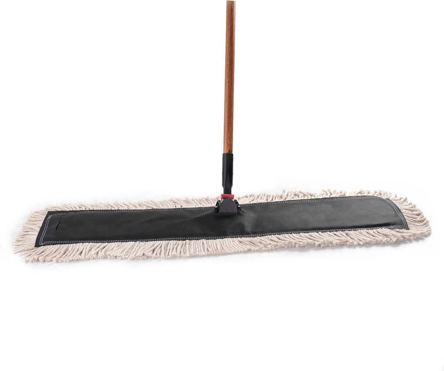 Matthew Cleaning 24'' Industrial Strength Cotton Dust Mop Refill Washable Replacement Heads for Residential & Commercial Use Fit Standard Dust Mop Frames, Hardwood, Laminate, Concrete Floors 3 Pack