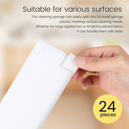 Trendbox 50 Pack Melamine Sponges Magic Cleaning Sponges in Bulk Melamine Foam for Dishes Eraser Sponges for Cleaning