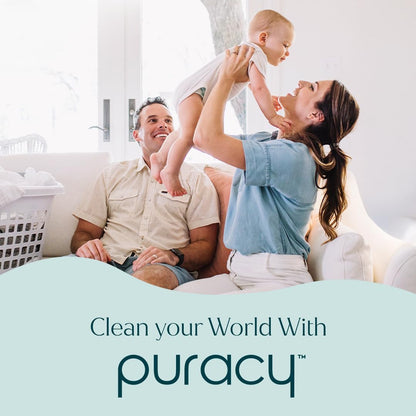 Puracy All-Purpose Cleaning Wipes – Non Toxic All Purpose Cleaner for Grease & Grime, Appliance Wipes, Lemongrass Scent (10.8 oz, 1 Pack, 50 Count)