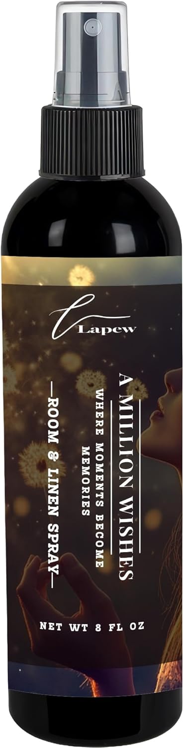 Lapew Room & Linen Spray | Fragrance Mist for Home, Car & Office | Fabric & Air Freshener | Neutralizing Mist | Made in USA | Cozy Cinnamon & Apple - Colors A