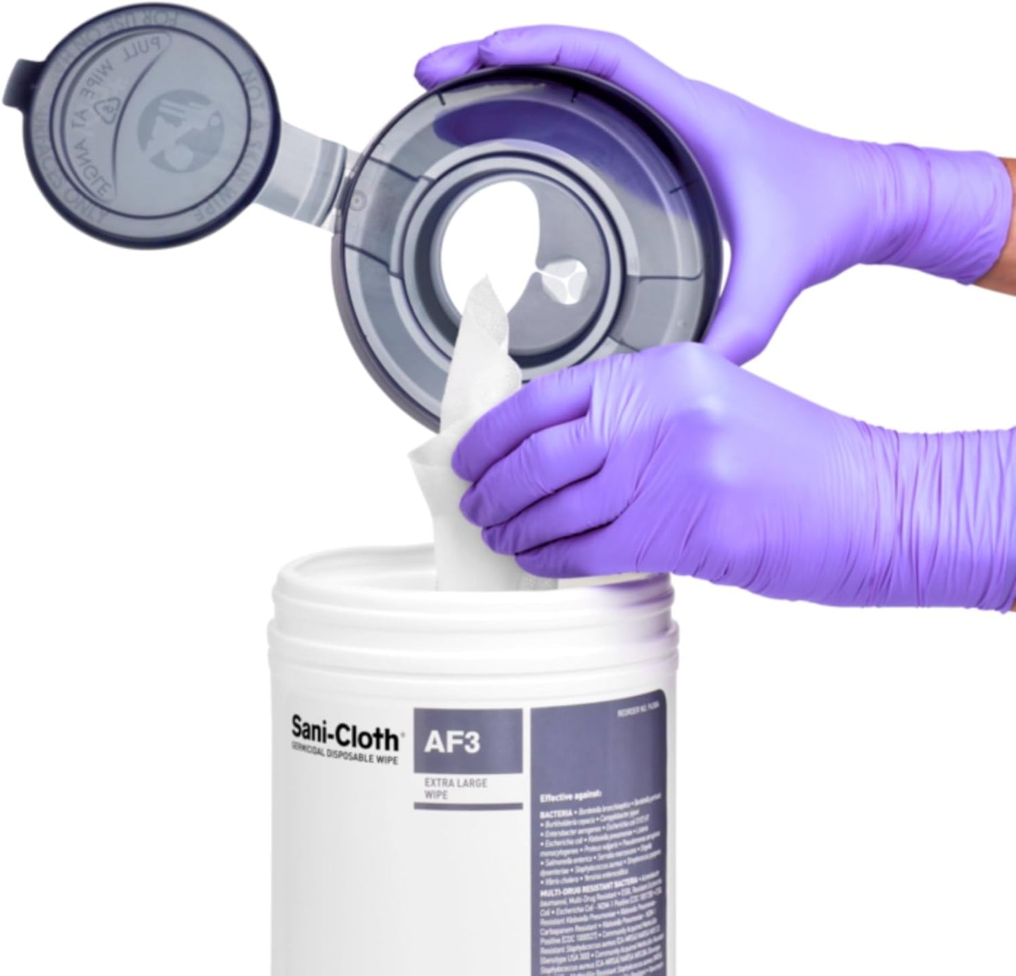 Sani-Cloth AF3 Alcohol-Free Disposable Disinfectant Wipes - 160 Wipes