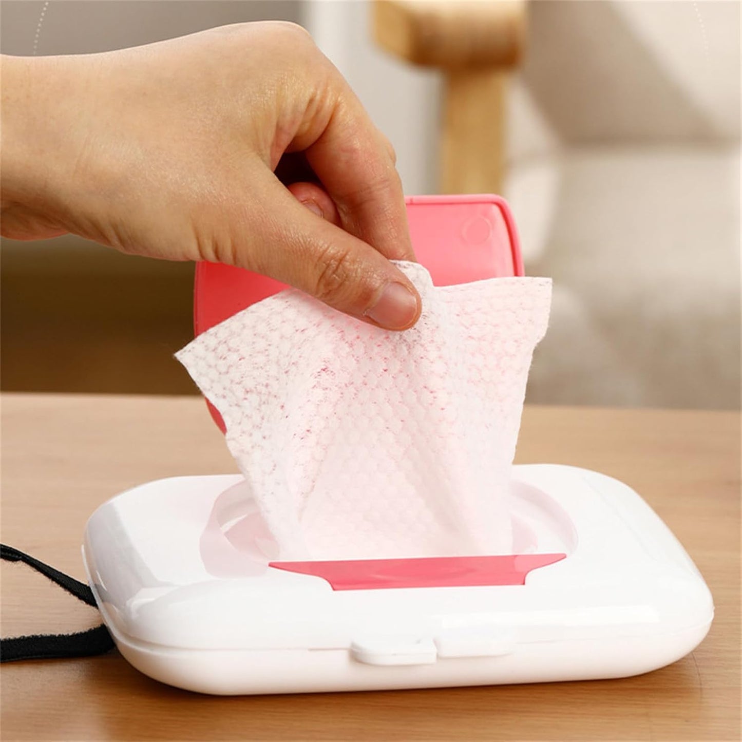 Refillable Wipe Holder Reusable Travel Wet Wipe Container Baby Wipe Hanging Box Case Baby Strollers Wipes Dispensers
