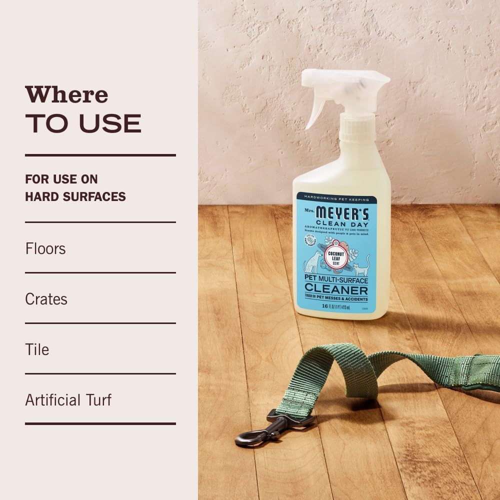 Mrs. MEYER'S CLEAN DAY Pet Multi-Surface Cleaner, Orange Blossom Scent, 16oz