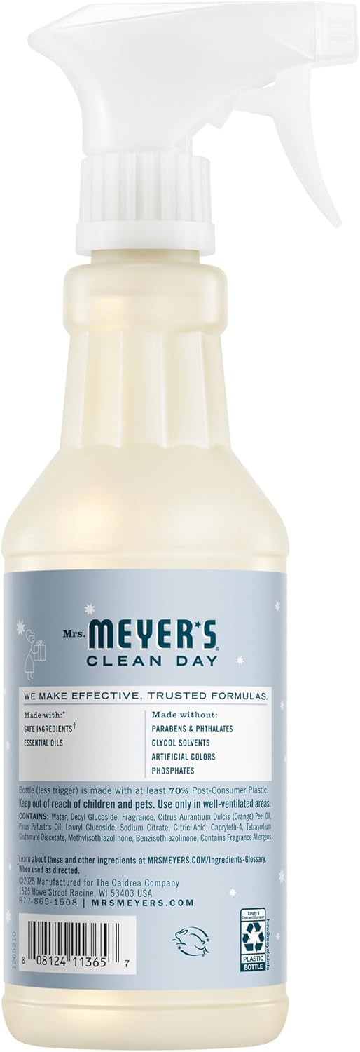 MRS. MEYER'S CLEAN DAY Multi-Surface Everyday Cleaner, Snowdrop Scent, 16 Fl Oz Bottle