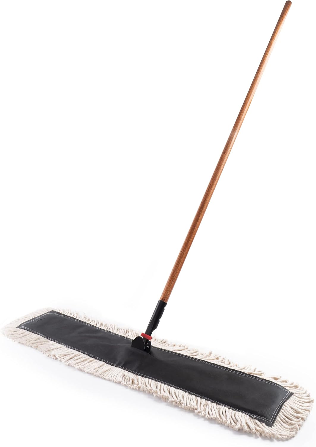 Matthew Cleaning 24'' Industrial Strength Cotton Dust Mop Refill Washable Replacement Heads for Residential & Commercial Use Fit Standard Dust Mop Frames, Hardwood, Laminate, Concrete Floors 3 Pack