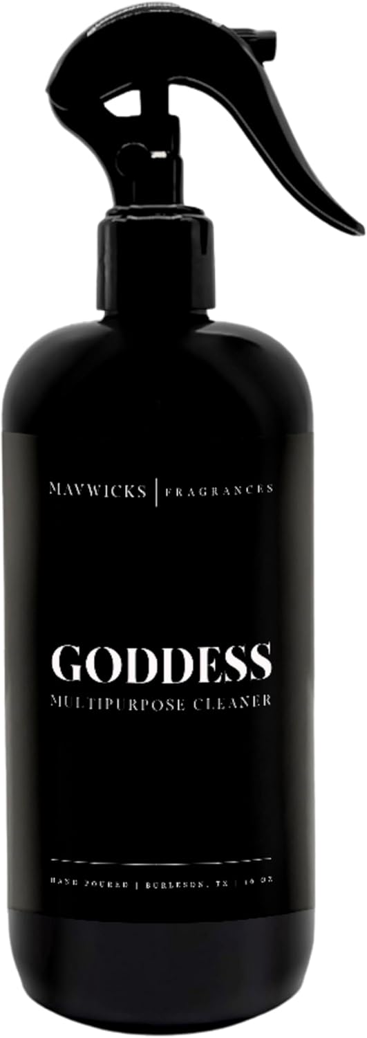 Mavwicks Fragrances All Purpose Cleaner Spray (Goddess) 16 Oz – Multipurpose Surface Cleaning Spray for Kitchen, Bathroom, Floors and Counters, Home and Office, Natural and Non-Toxic