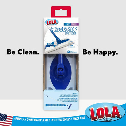 LOLA Dry Sweeping Cloth Refill Pads, 32 Pack, Unscented, Compatible with Swiffer Floor Mop, Comparable to Swiffer Refills, 11" x 8.13"