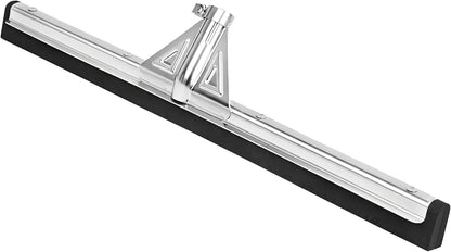 DSV Standard Heavy-Duty Floor Squeegee 22’’, Double Foam Rubber Blade Garage Squeegee, Taper Pole Connection - Handle Sold Separately for Tiles, Concrete and Asphalt