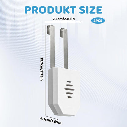 Toilet Bowl Tablet Holder, 2 Pcs Preventing Dissolved Residue From Polluting Water Tank, Easy Installation Without Tools, Long-Term Bathroom Maintenance Solution