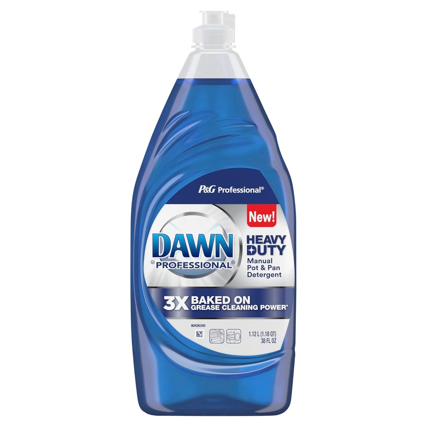 Dawn PRO Heavy Duty Manual Pot and Pan Detergent, Dish Soap Liquid for Dishwashing by Hand, Bulk Concentrate for Commercial Use, 1 gal (Case of 2)