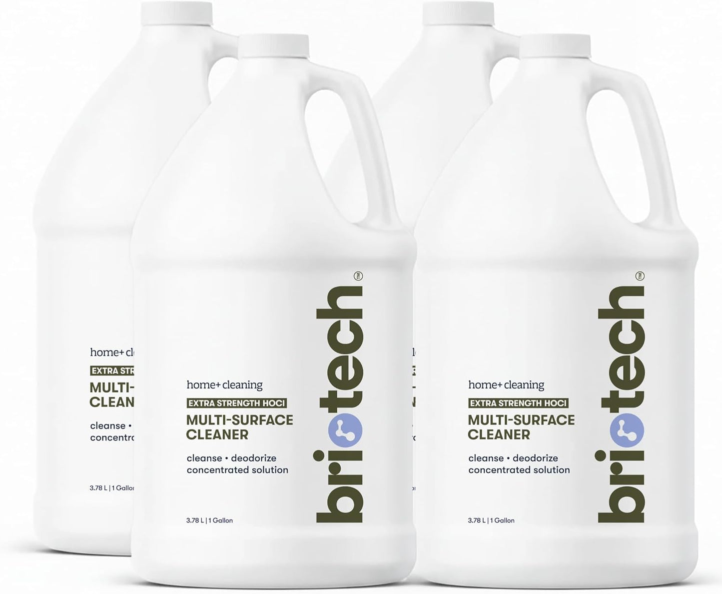 BRIOTECH Extra Strength HOCl Cleaner, 500 PPM Hypochlorous Acid Concentrate, ULV Foggers & Humidifiers, Professional Deodorizer for Dental, Offices, Schools, Homes, Peroxide Free, 32 fl oz