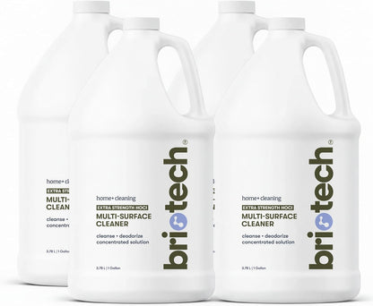 BRIOTECH Extra Strength HOCl Cleaner, 500 PPM Hypochlorous Acid Concentrate, ULV Foggers & Humidifiers, Professional Deodorizer for Dental, Offices, Schools, Homes, Peroxide Free, 32 fl oz
