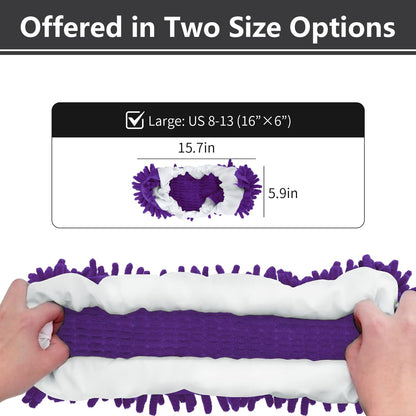 Mop Slippers Socks Floor Cleaning,Microfiber Shoe Covers dust Washable Reusable for Woman Man House Kitchen