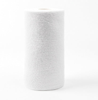 Microfiber Cleaning Cloths Roll of 20 - Tear-Off Reusable Washable Towels, 9.8x9.8 Inches, Absorbent and Lint-Free, Scratch-Free for Car Detailing, Household Cleaning, Kitchen, Windows(Yellow)