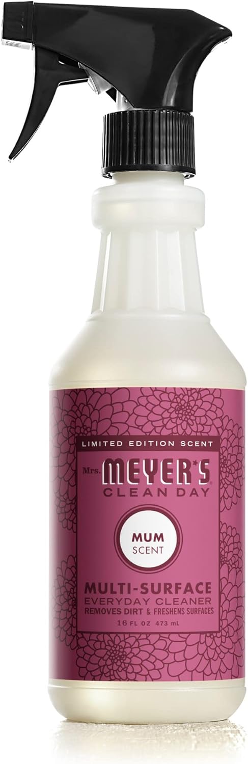 MRS. MEYER'S CLEAN DAY All-Purpose Cleaner Spray, Mum, 16 Fl oz