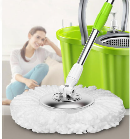 3 Pack Mop Head Replacement Spin Mop Replacement Head Microfiber Spin Mop Refills Easy Cleaning Round Shape Standard Size