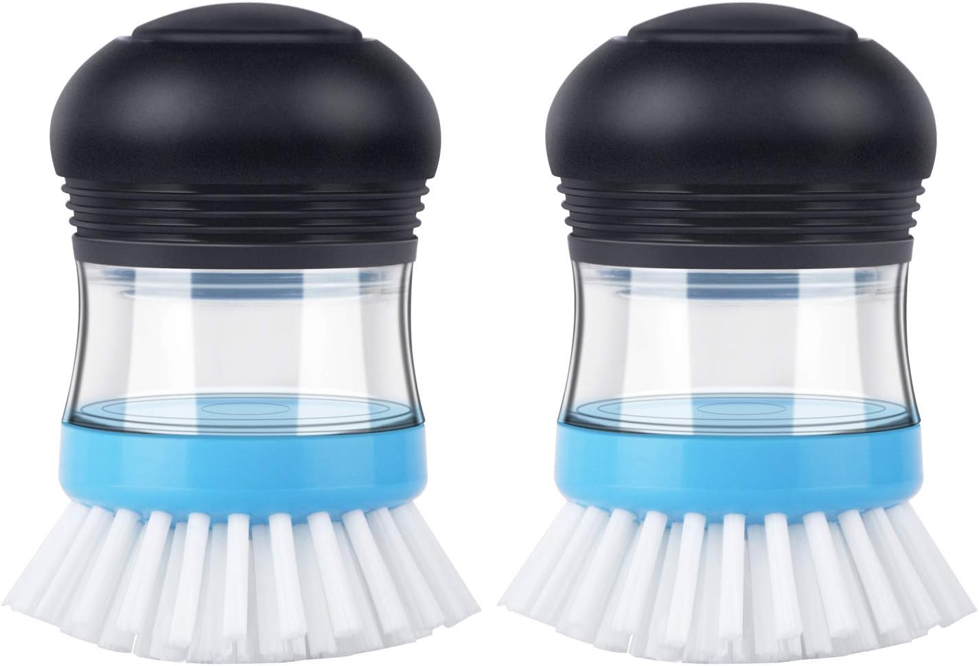 MR.SIGA Soap Dispensing Palm Brush Refill, Pack of 4