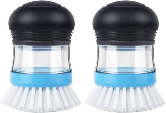 MR.SIGA Soap Dispensing Palm Brush Refill, Pack of 4