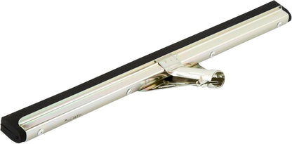 Restaurantware-SQUEEGEE ONLY: Clean Tek Professional 29.92 Inch Floor Squeegee, 1 Broom With Double Rubber Blade - Handle Sold Separately, Heavy-Duty, Steel Wiper For Concrete Floor