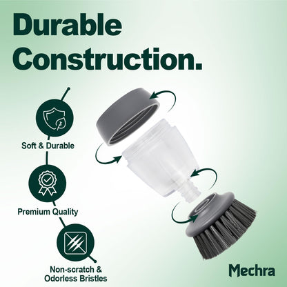 Soap Dispensing Dish Scrubber – Ergonomic Palm Brush for Effortless Kitchen Cleaning, Grease Removal & Long-Lasting Durability
